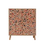 Hanah Home Armario Multiusos Pebble 95x111x36cm Tablero de Partículas Melamina